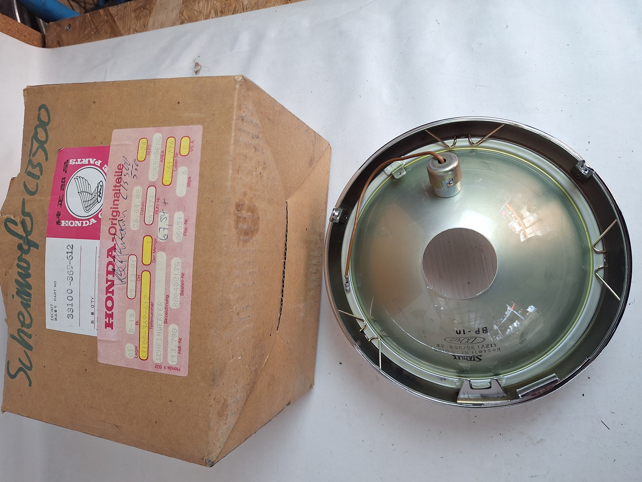 Bild von SCHEINWERFER KOMPLETT 33100-369-612 ; CB 250 G